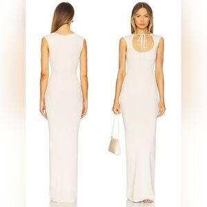 Aya Muse Tied Cutout Maxi Dress